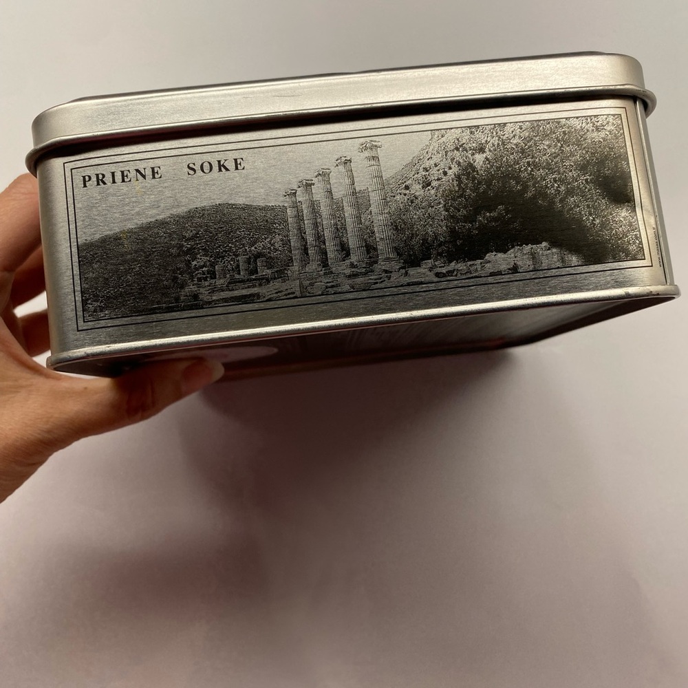 Atiq Tin Box Storage Iran Classic Scene - Picture 9 of 10